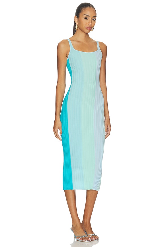 view 2 of 3 Poppy Maxi Dress in Blue Stripe