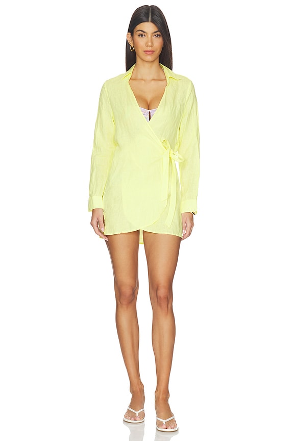 view 1 of 3 ROBE TUNIQUE LILY in Buttercup