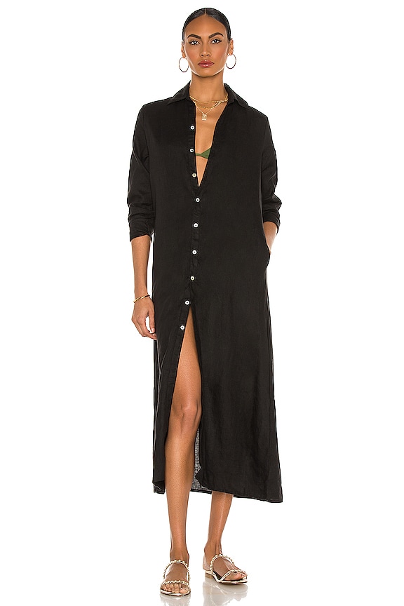 view 2 of 4 x REVOLVE Billie Button Down Dress in Black