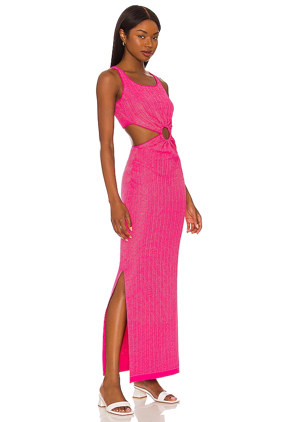 view 2 of 3 Bianca Ring Dress in Cosmo Pink