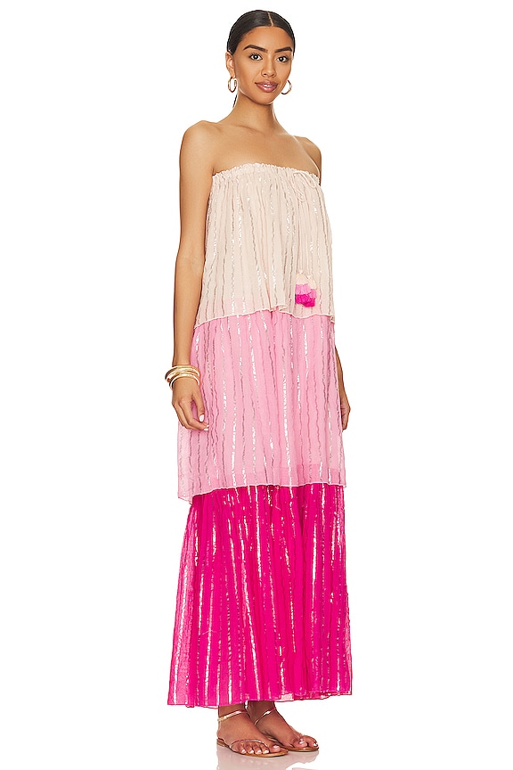 view 2 of 4 MAXIVESTIDO BRIAR in Cosmo Pink