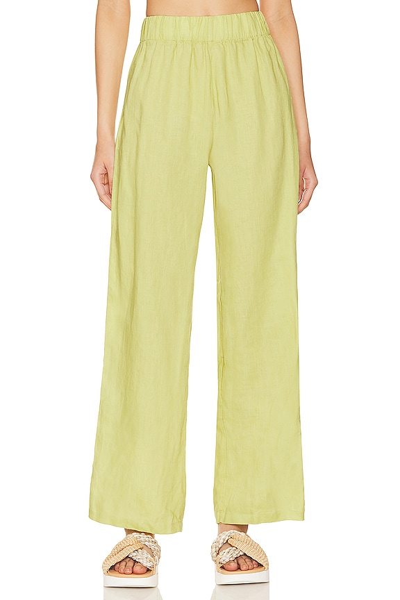 view 1 of 4 x REVOLVE Sammy Wide Leg Pant in Sunburst Yellow