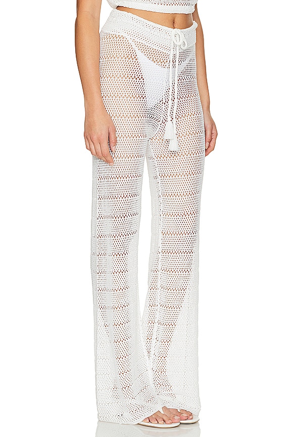 view 2 of 4 PANTALON CROCHET BREE in Cream