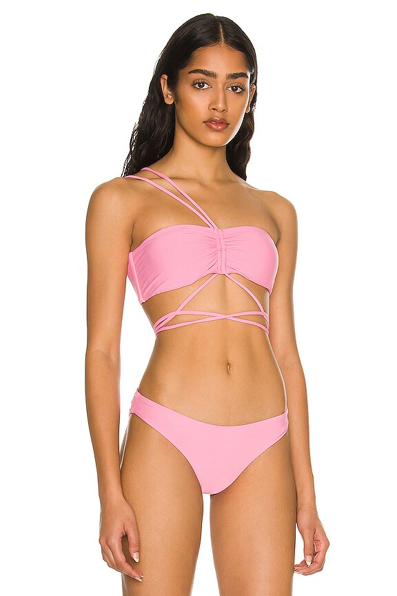 view 2 of 4 Sky Strappy Bikini Top in Aura