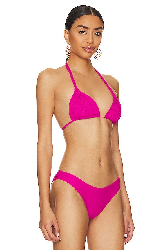 view 2 of 4 Isla Bikini Top in Hot Pink