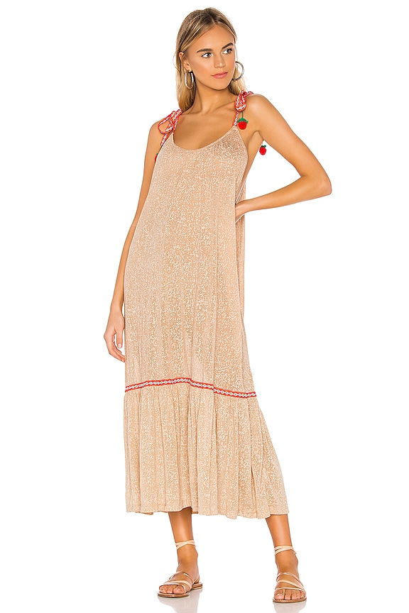 view 1 of 4 Tie Up Dress in Nude