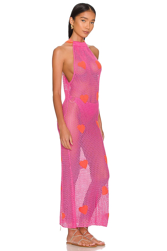 view 2 of 3 VESTIDO CROCHET in Hot Pink