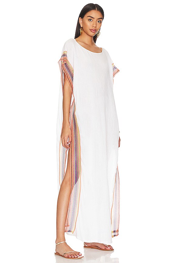 view 2 of 3 Open Side Maxi Dress in White