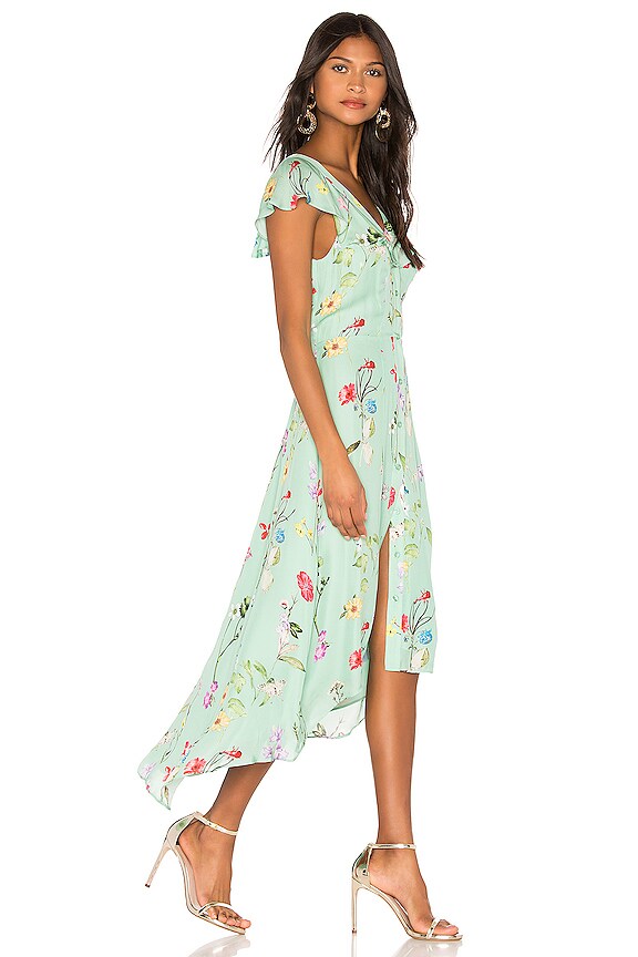 view 2 of 4 Raven Dress in Grass Gigi