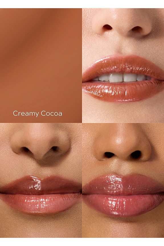 view 2 of 8 KhushiKiss Nourishing Lip Oil in Creamy Cocoa