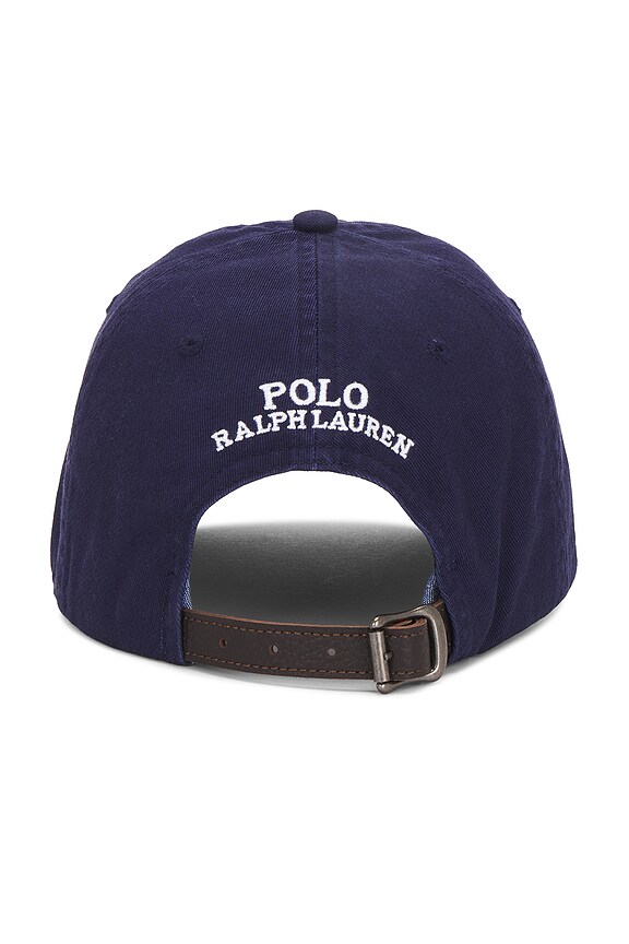 view 2 of 3 Classic Twill Novelty Bear Sport Cap in Newport Navy