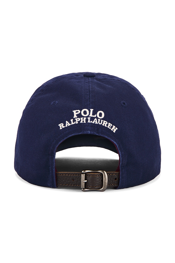 view 2 of 3 Classic Twill Novelty Bear Sport Cap in Newport Navy