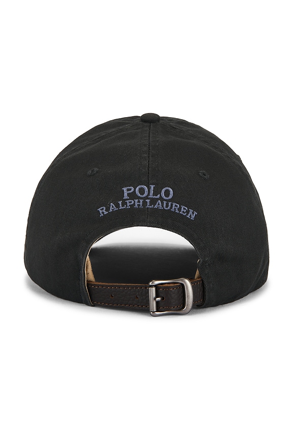 view 2 of 2 Cotton Twill Novelty Ski Bear Sport Cap in Deep Grey