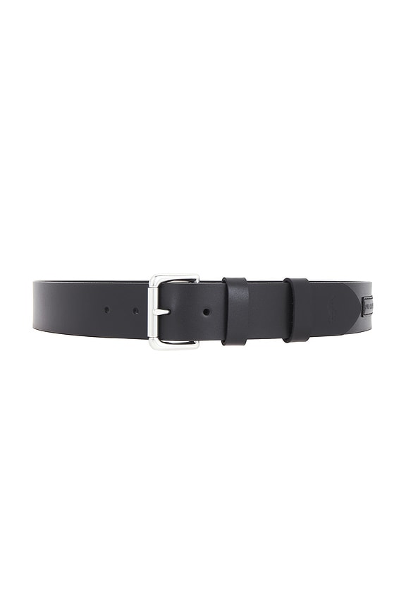 view 1 of 4 CEINTURE ITALIAN SADDLE LEATHER in Black