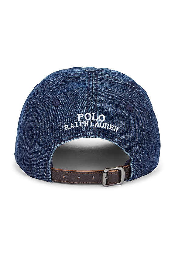 view 2 of 2 Bear Hat in Dark Wash Denim