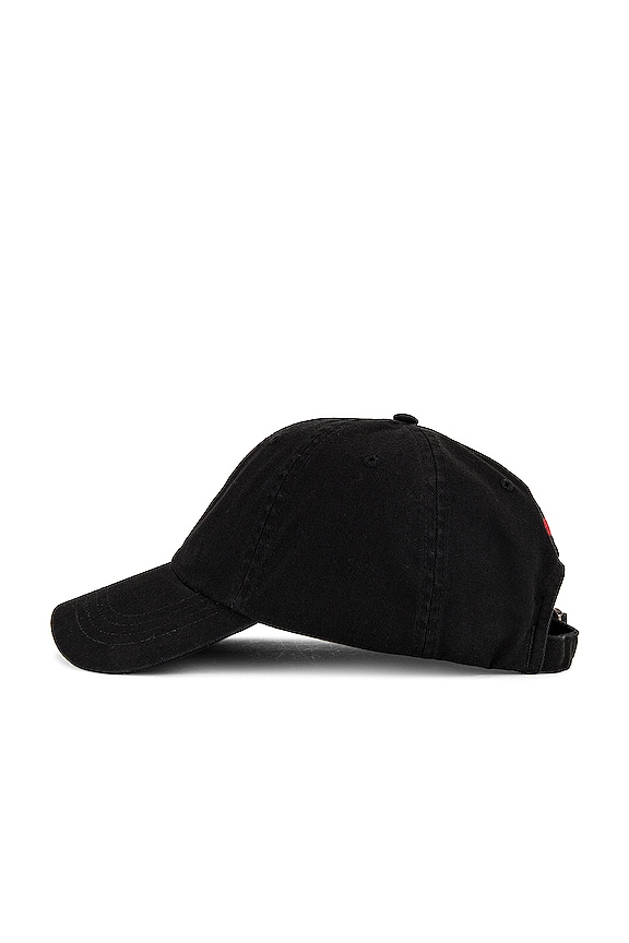 Polo Ralph Lauren Chino Cap in Black & Red in RL Black & RL 2000