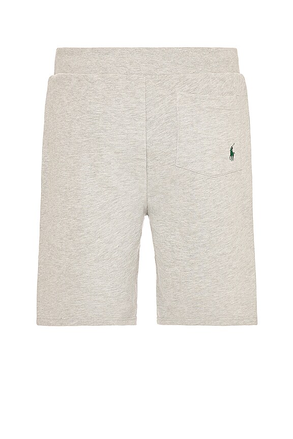 view 2 of 4 Graphic Fleece Shorts in Andover Heather