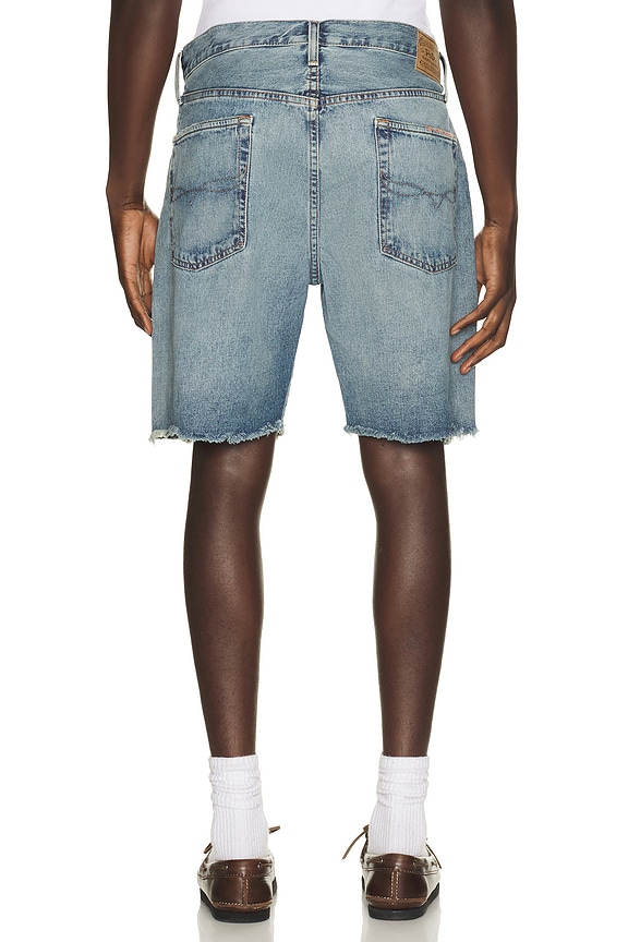view 2 of 5 Novelty Repair Denim Jean Short in Junegrass