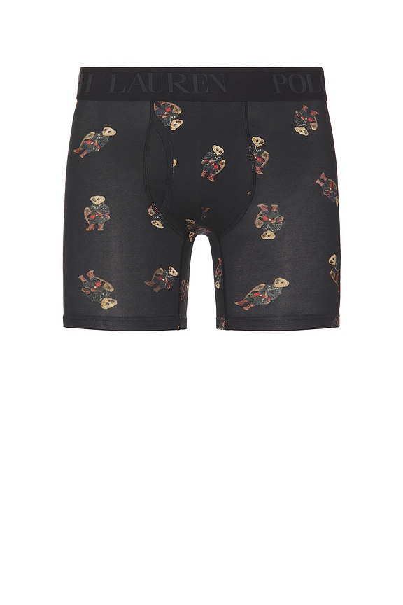 view 2 of 3 3 PACK 박서 브리프 in Andover Heather, Polo Black, & RL2000 Red