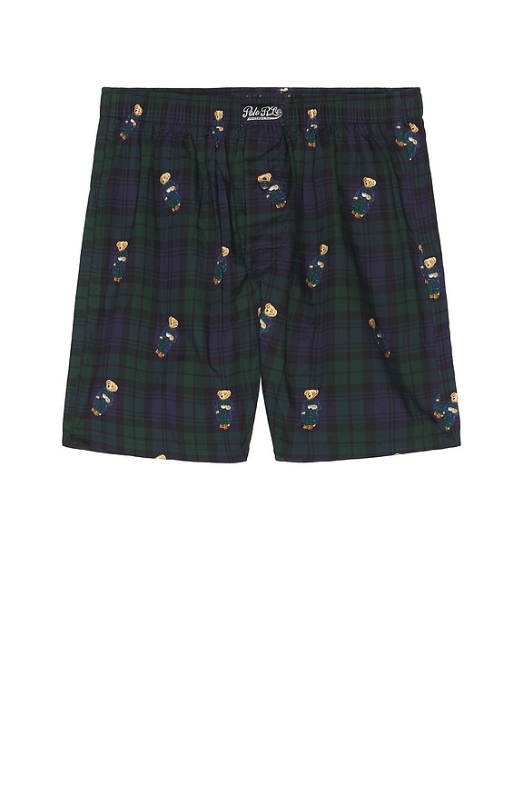 view 2 of 3 Holiday Gift Set 3 Pack Woven Boxers in Mini Mayborne Plaid, Morning Robe Bear, & Mini Red Stewart Plaid