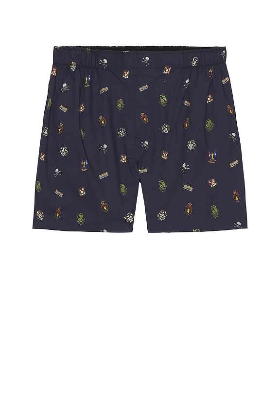 view 2 of 3 Classic Fit Cotton 3 Pack Woven Boxers in Multi