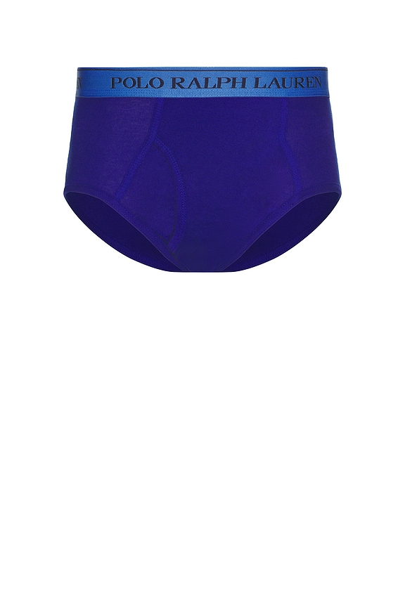 view 2 of 3 Mid Rise Brief 4 Pack in Resort Blue, Rugby Royal, & 2 Cruise Navy