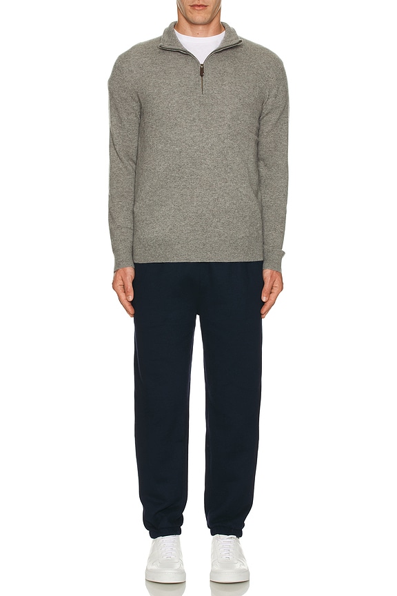 view 4 of 4 Long Sleeve Pullover in Fawn Grey Heather