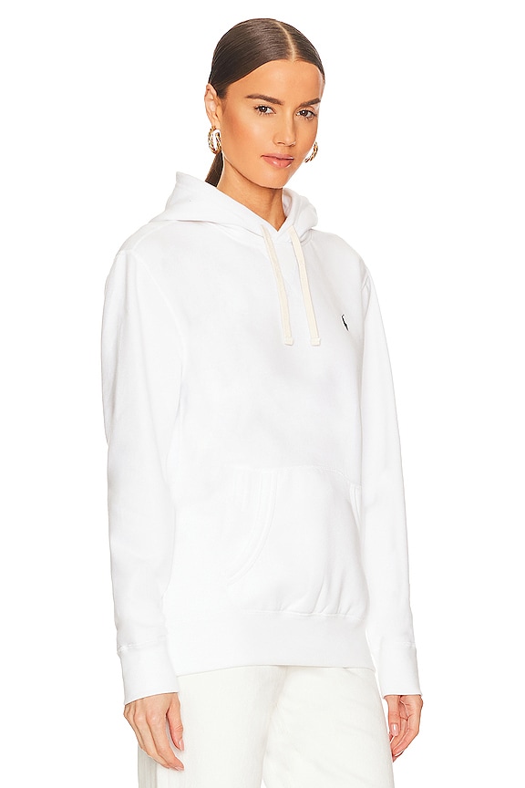 view 2 of 4 Fleece Hoodie in White