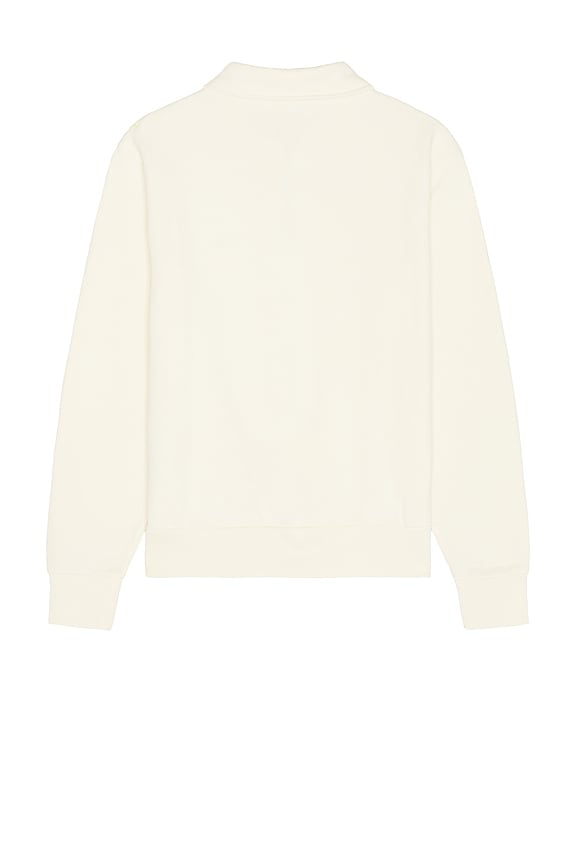 view 2 of 5 Loopback Terry 1/2 Zip Sweatshirt in Clubhouse Cream