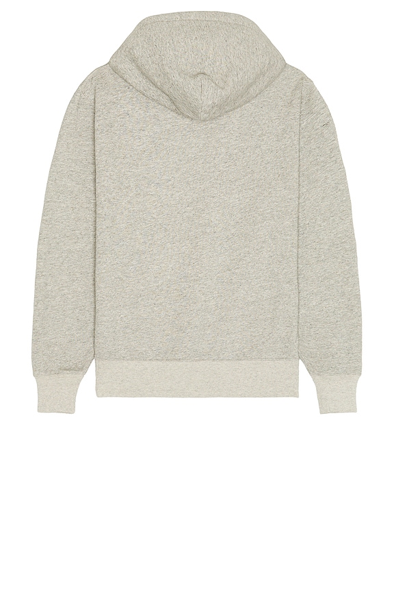 view 2 of 5 Vintage Fleece Novelty Bear Hoodie in Loft Heather