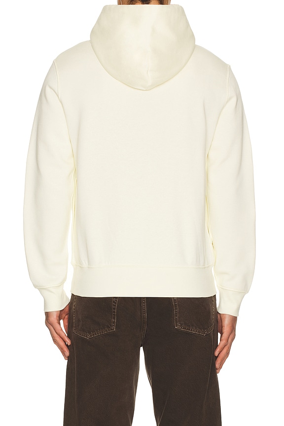 view 2 of 4 Seasonal Fleece Novelty Bear Hoodie in Clubhouse Cream