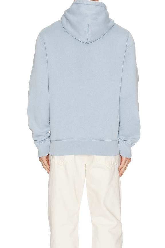 view 2 of 4 Polo Ralph Lauren Fleece Resin Washed Heritage Bear Hoodie in Southport Blue
