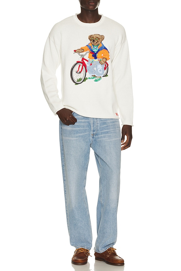 Polo Ralph Lauren Long Sleeve Cotton Novelty Harbor Island Bear