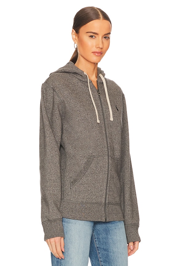 view 2 of 4 Fleece Full-Zip Hoodie in Alaskan Heather