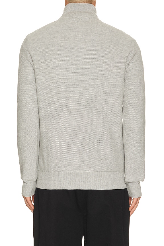 view 2 of 5 Cotton 1/2 Zip Pullover Sweater in Andover Heather