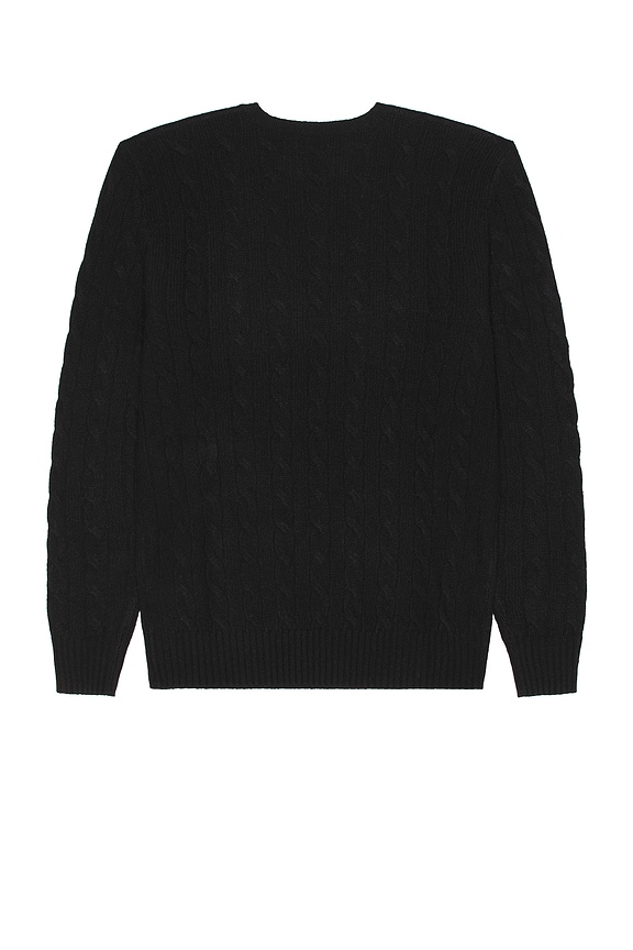 view 2 of 3 Cable Sweater in Black