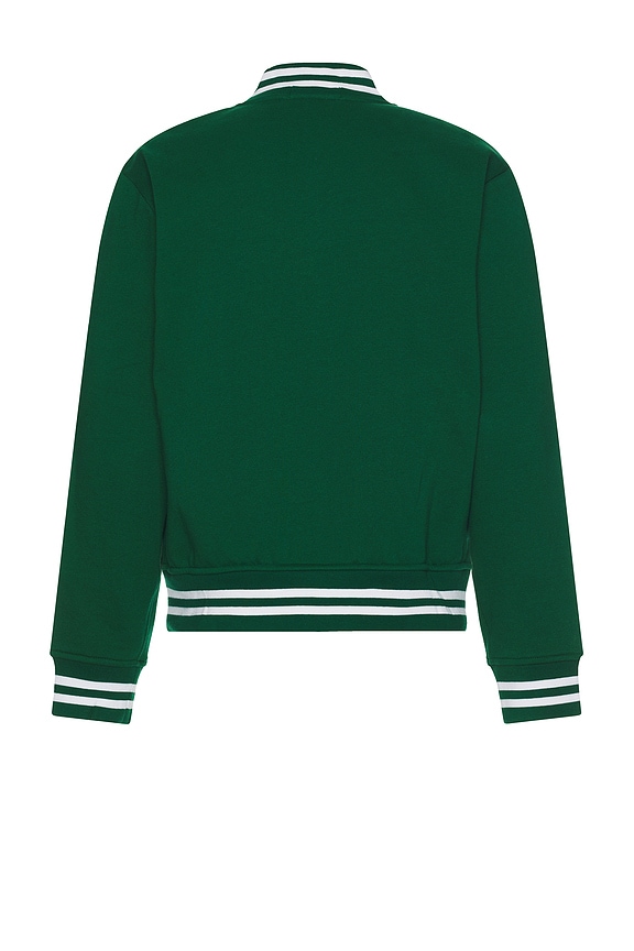view 2 of 5 Big Pony Baseball Jacket in Tennis Green