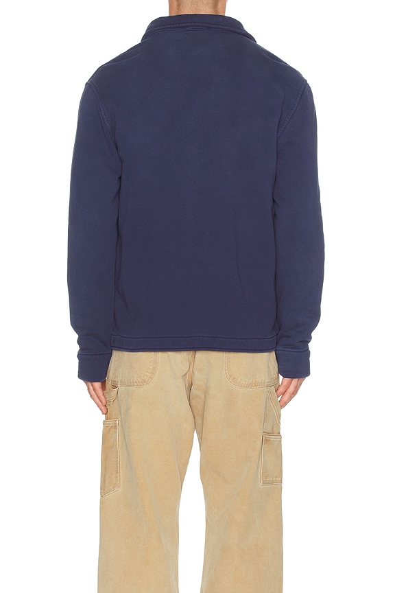 view 2 of 5 Polo Ralph Lauren Heavy Weight Fleece Garment Dyed Deck Jacket in Cruise Navy