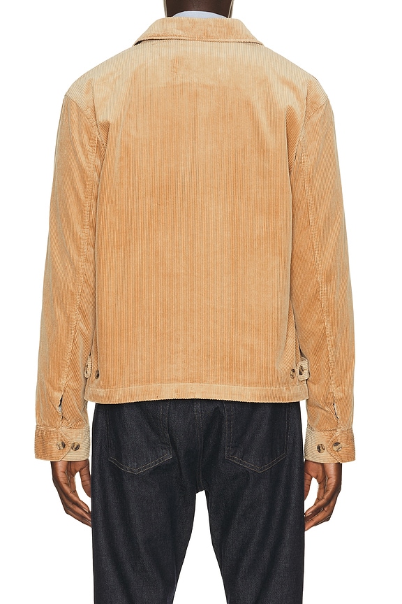 view 2 of 5 8 Wale Corduroy Wynton Windbreaker in Vintage Khaki