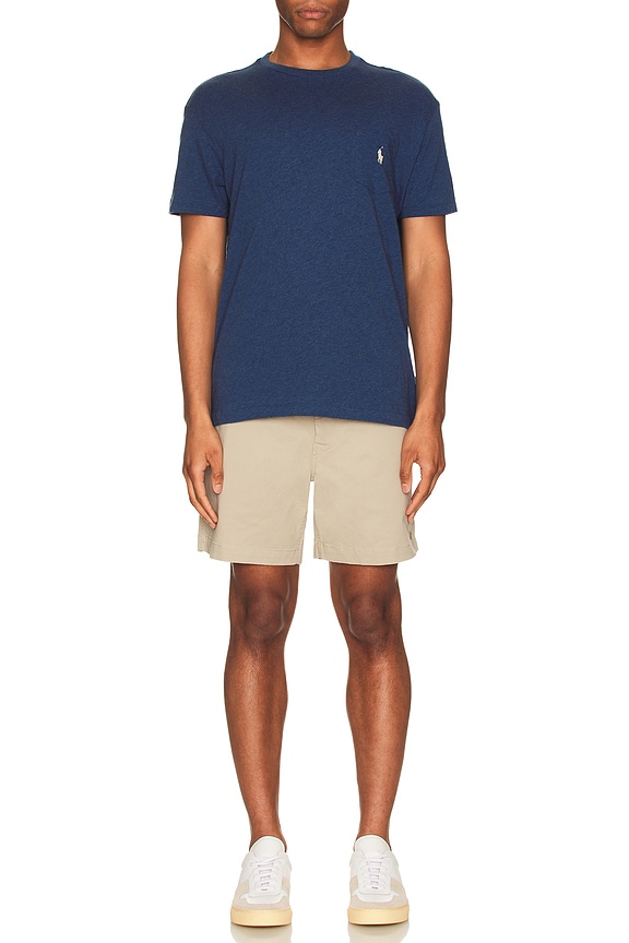 view 5 of 5 Crewneck Pocket T-Shirt in Derby Blue Heather