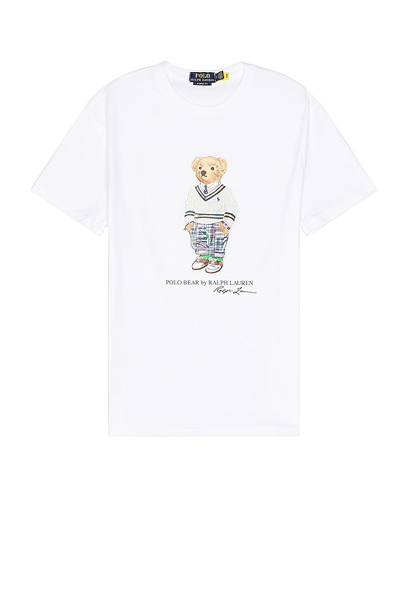 view 1 of 4 Bear Tee in White