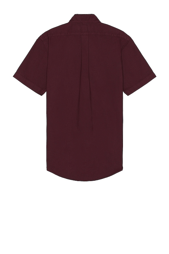 view 2 of 5 Short Sleeve Shirt in Harvard Wine