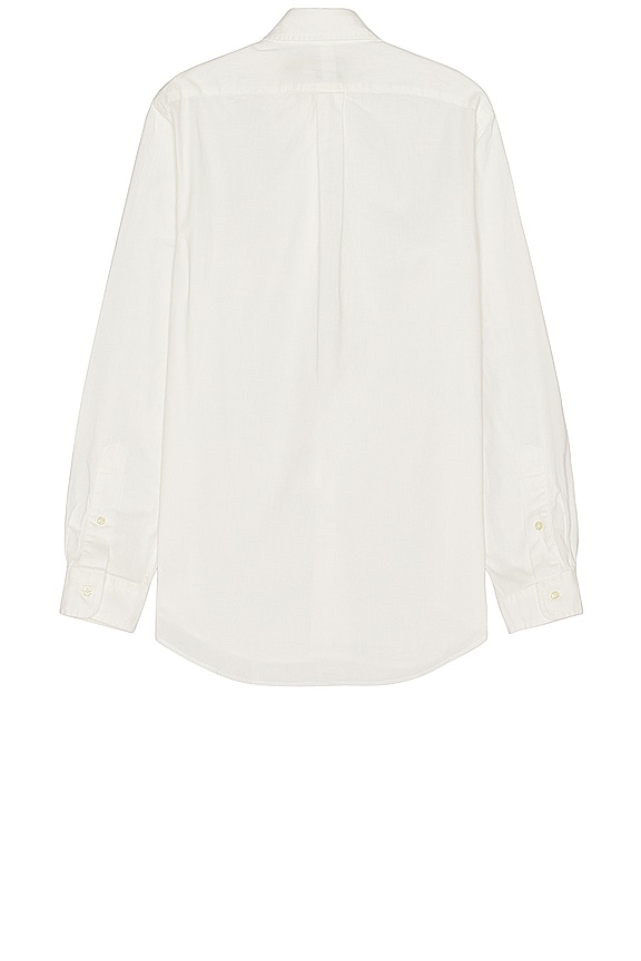 view 2 of 5 Long Sleeve Chambray Shirt in White
