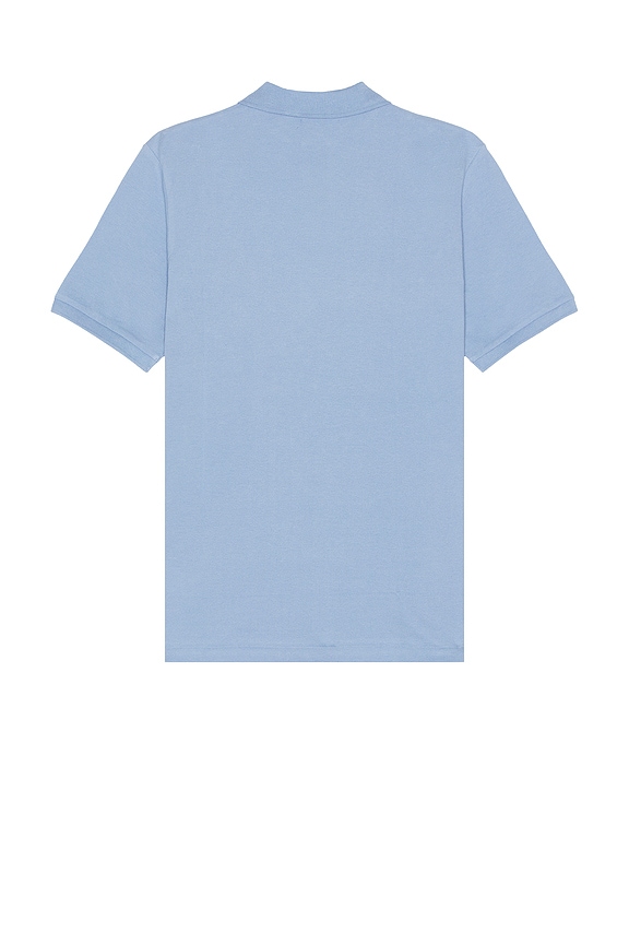 view 2 of 5 SS SOLID MESH 폴로셔츠 in Campus Blue