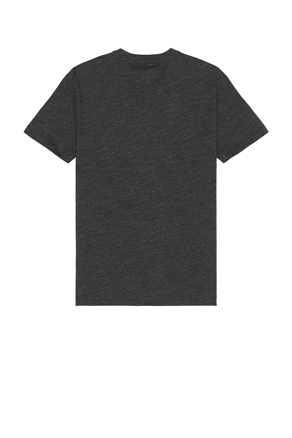 view 2 of 5 T-SHIRT SS SOLID CN in Black Marl Heather