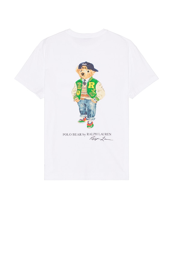 view 2 of 5 CAMISETA BEAR in F24 White Varsity Bear