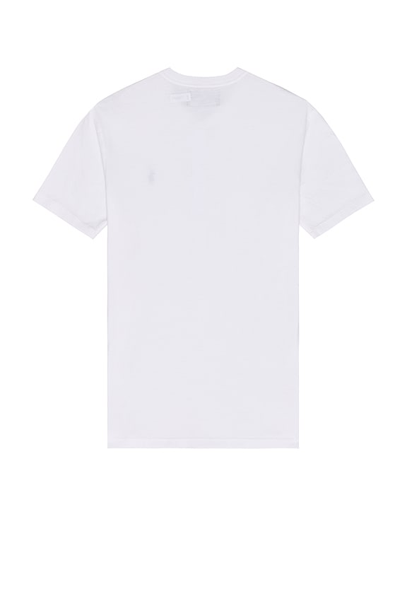 view 2 of 5 Short Sleeve Slub Jersey Henley T-Shirt in White