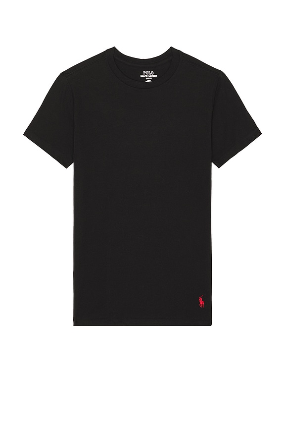 view 2 of 5 Slim Fit Cotton 3 Pack Undershirt in Polo Black & RL2000 Red PP