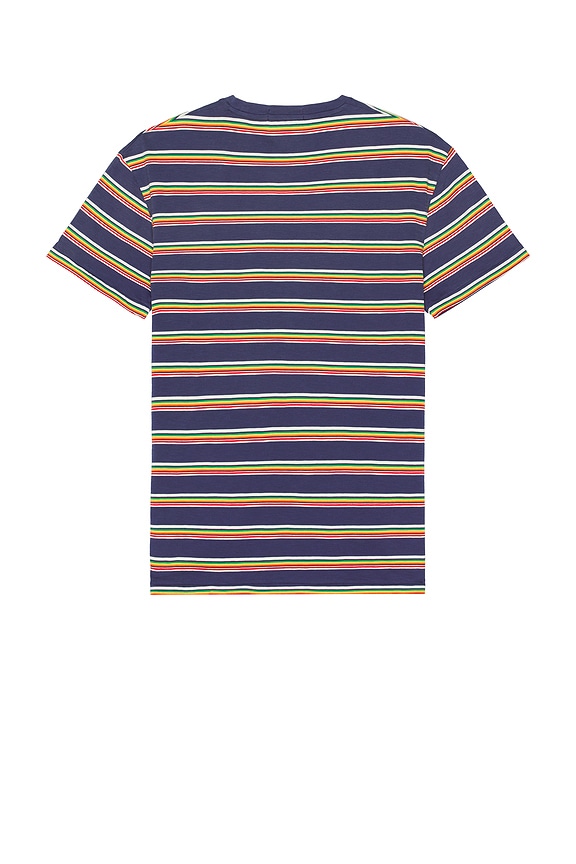 view 2 of 4 T-SHIRT RAS DE COU STRIPE in New Classic Navy Multi