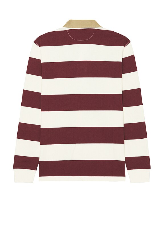 view 2 of 5 T-SHIRT RUGBY BEAR in Red Wine